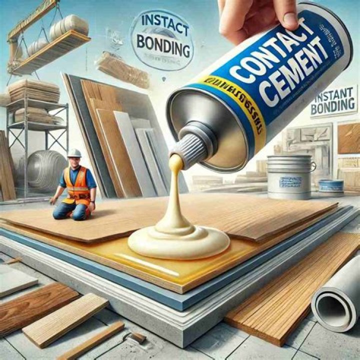 Does contact cement work on vinyl?
