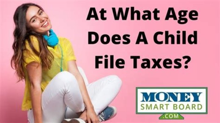 Does my child have to file income tax return?
