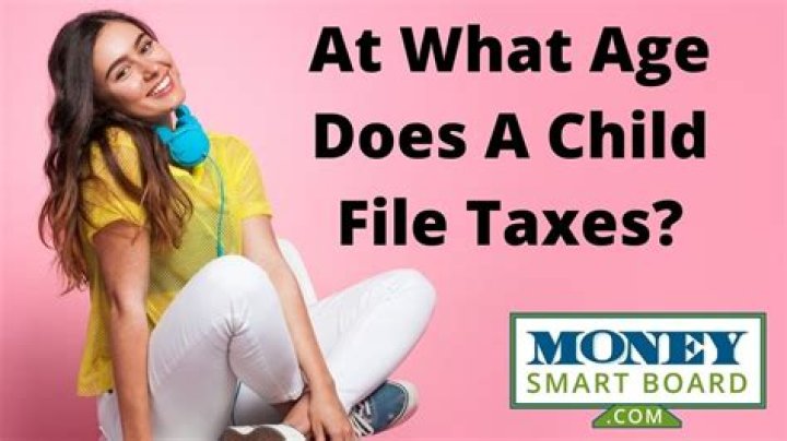 Does my child need to file taxes?