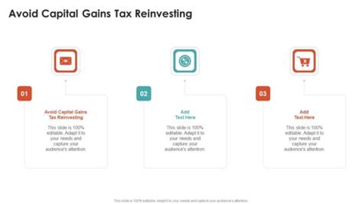 Does reinvesting avoid capital gains?