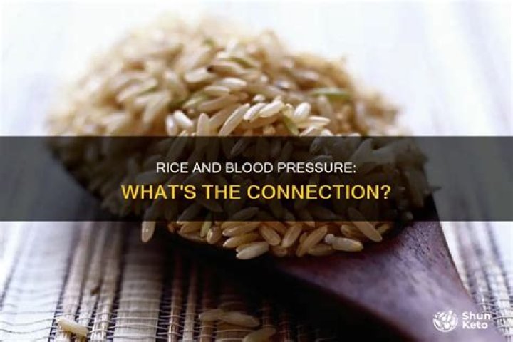 Does rice increase blood pressure?