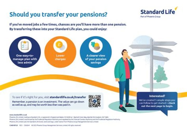Does Standard Life charges for transfer pension?