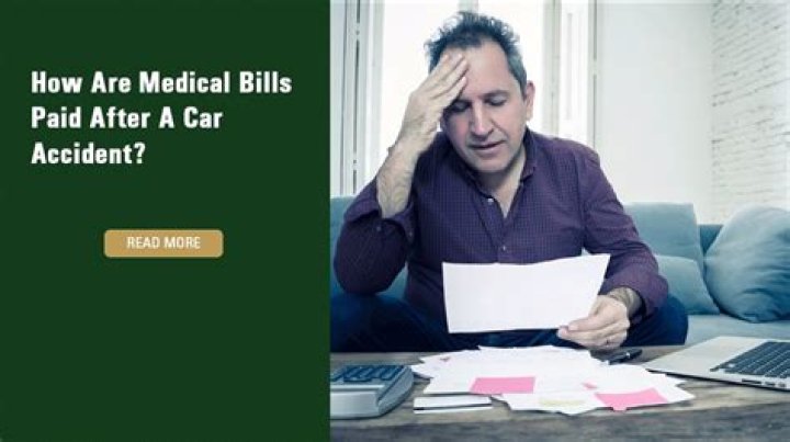 How are medical bills paid after a car accident?