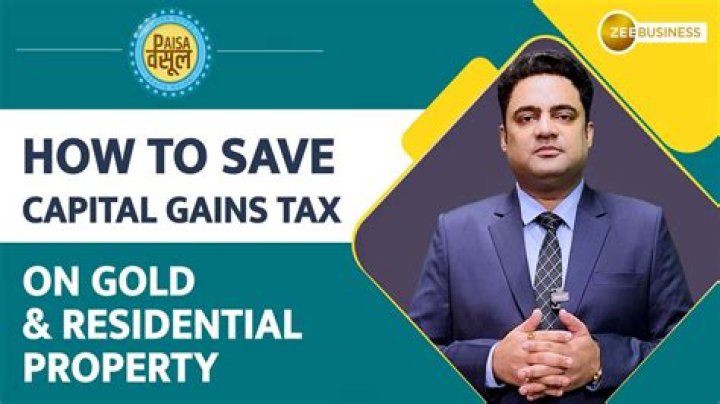 How can I save capital gains tax on residential property?