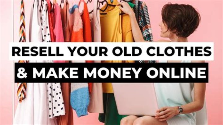 How can I sell clothes from home online?
