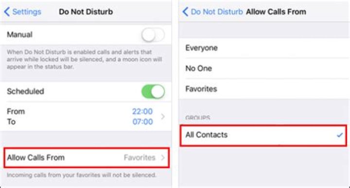 How do I allow only contacts to call?