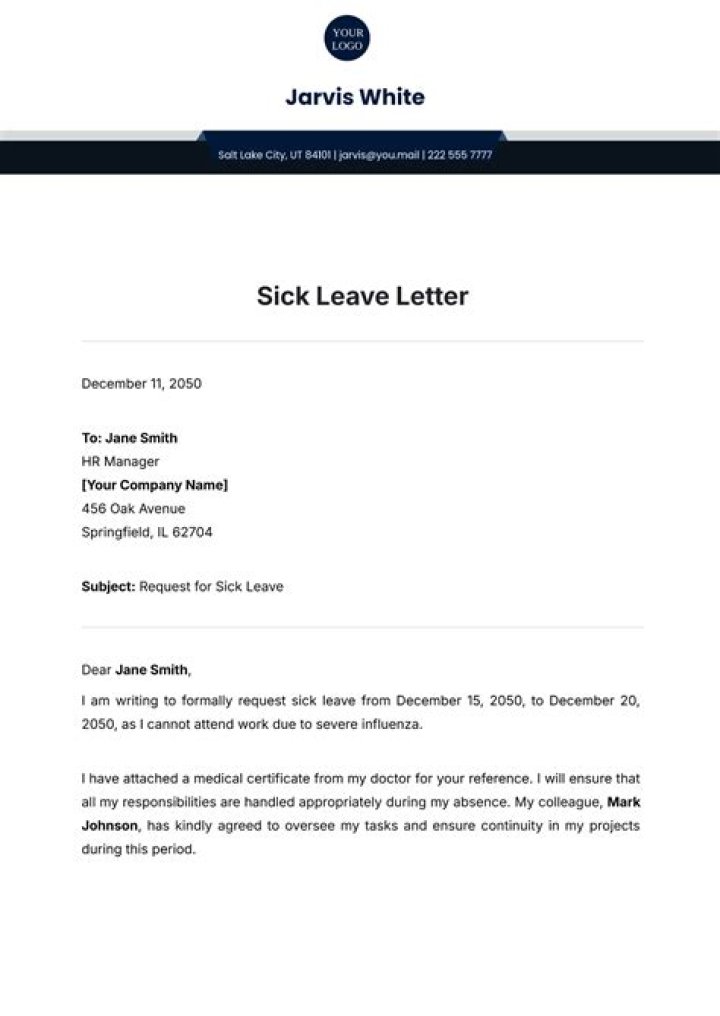 How do I ask my teacher for sick leave?