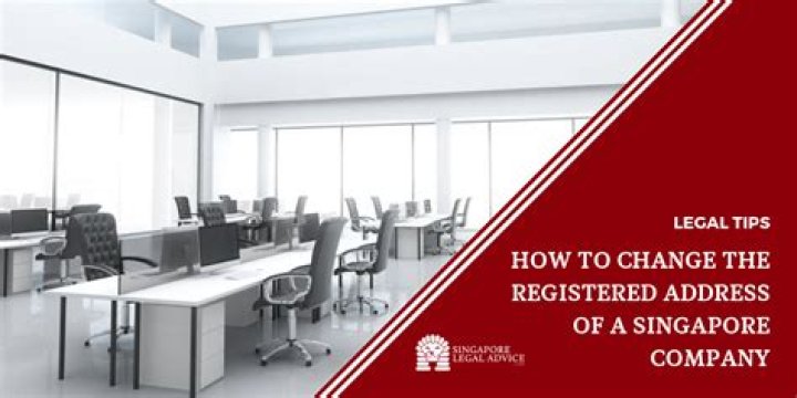 How do I change the registered address of a company?