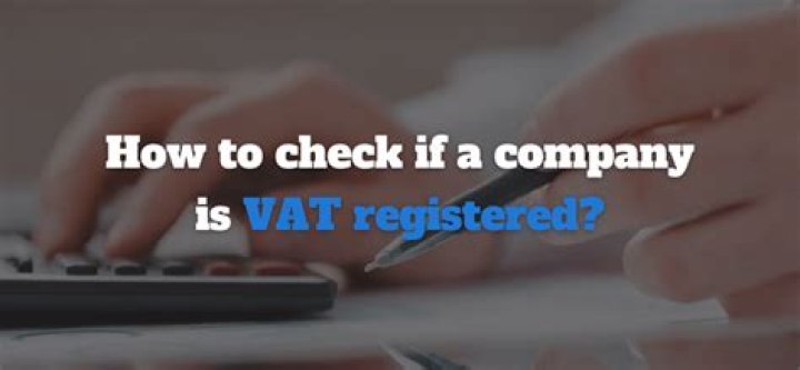 How do I check if a sole trader is VAT registered?