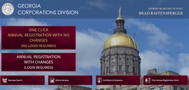 How do I file an amended annual registration in Georgia?