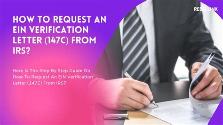 How do I get a copy of my EIN verification letter 147C?