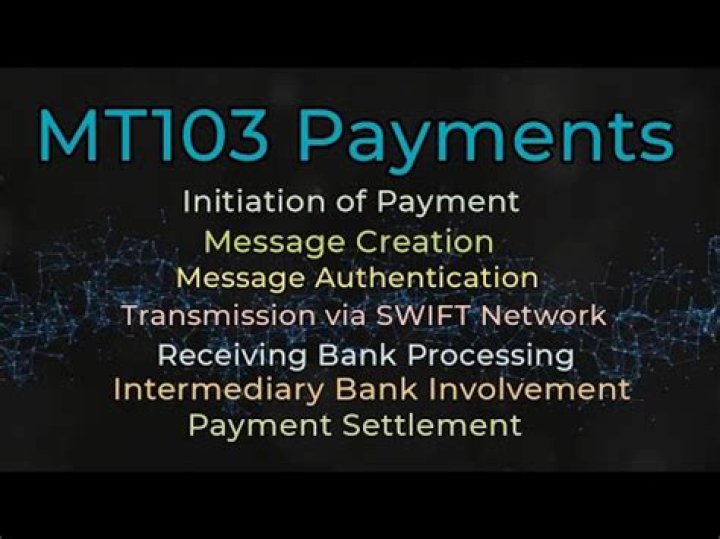 How do I get MT103 from my bank?