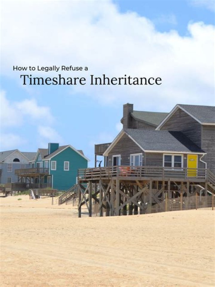 How do I get rid of an inherited timeshare?
