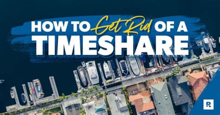 How do I get rid of my timeshare paid for?