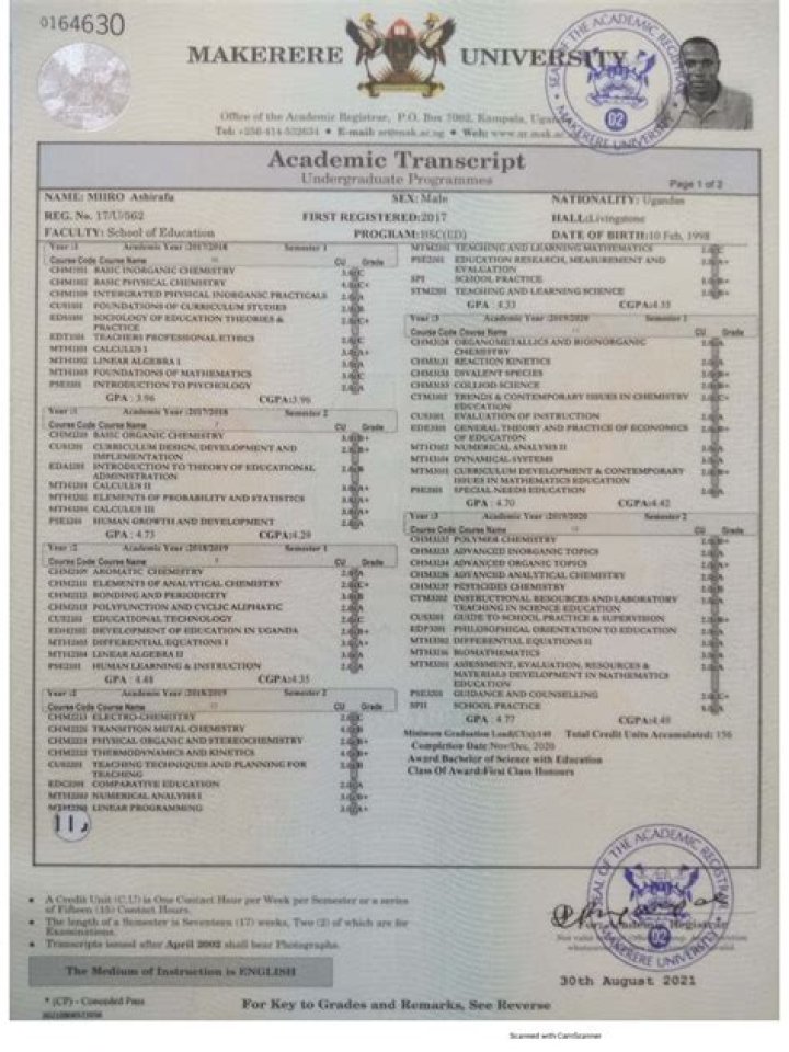 How do I get transcripts from MG University?