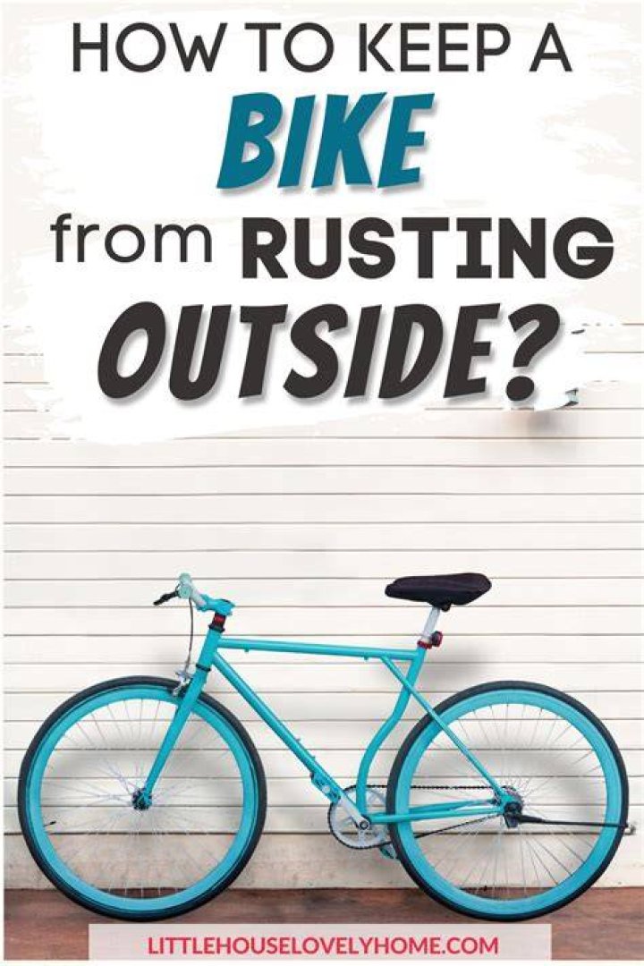 How do I keep my bike from rusting in wet climate?