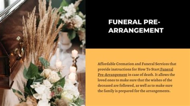 How do I make a pre funeral arrangement?