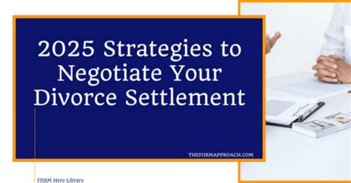 How do I negotiate my divorce settlement UK?