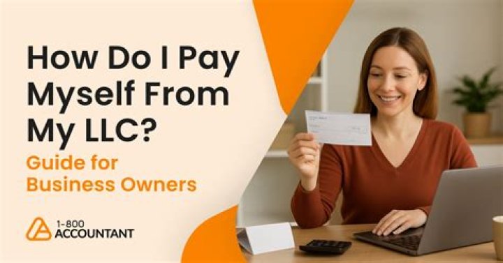 How do I pay myself from my own company?