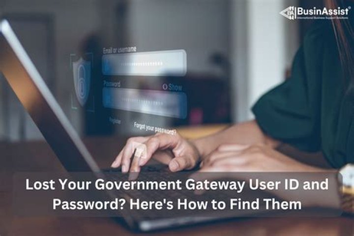 How do I reset my Government Gateway ID and password?