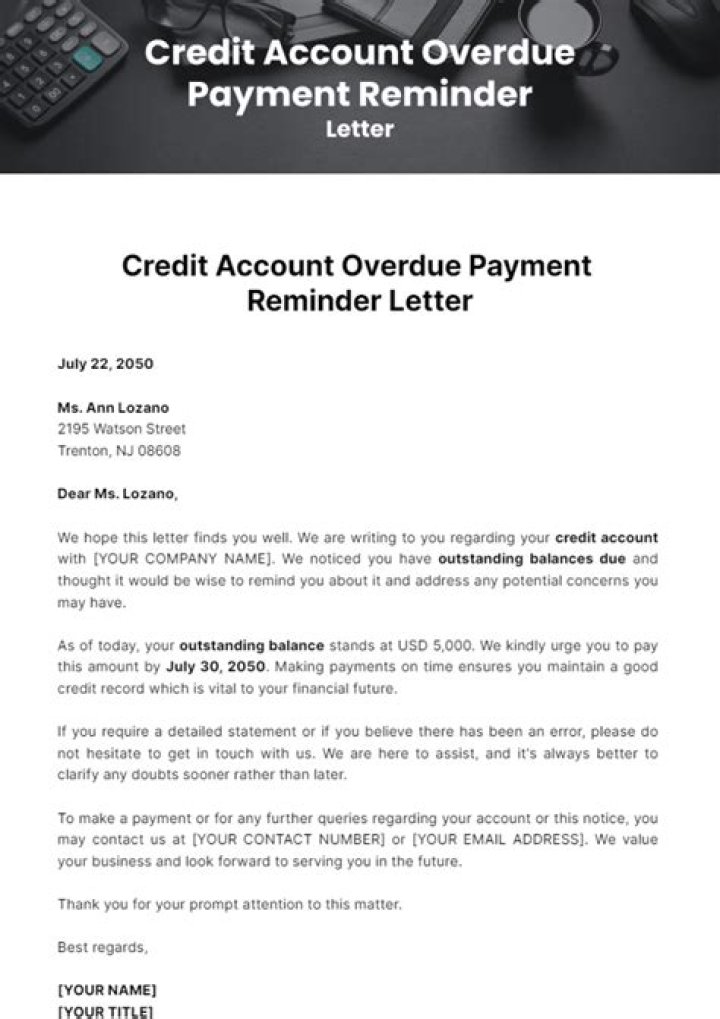 How do I settle an overdue payment?