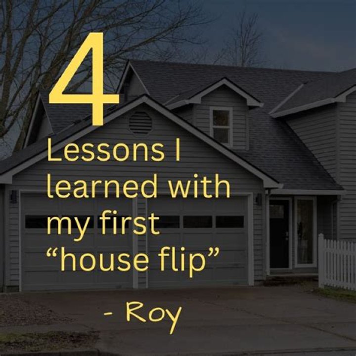 How do I start my first house flip?