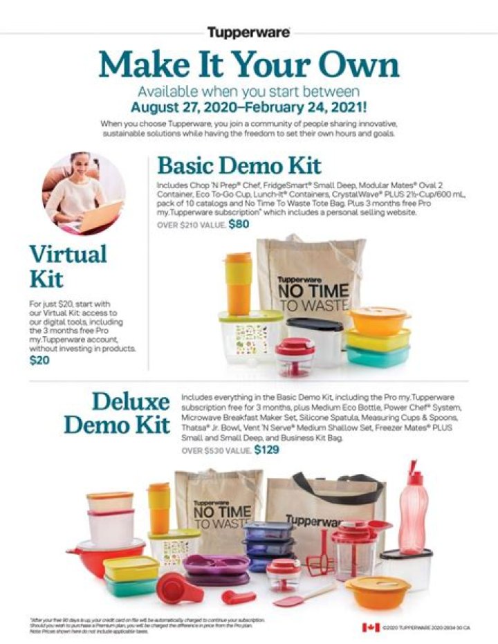 How do I stop being a Tupperware consultant?
