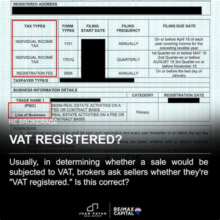 How do I tell my customer I am VAT registered?