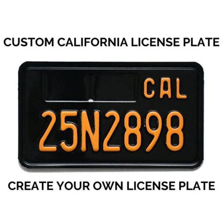 How do I transfer a personalized license plate in California?