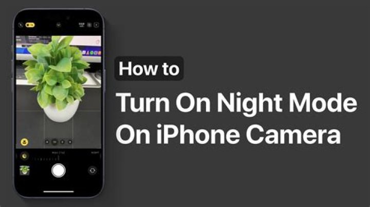 How do I turn on night mode on my Iphone 12 pro?