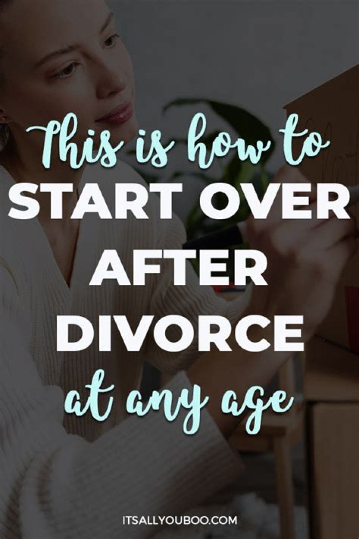 How do single moms start over after divorce?