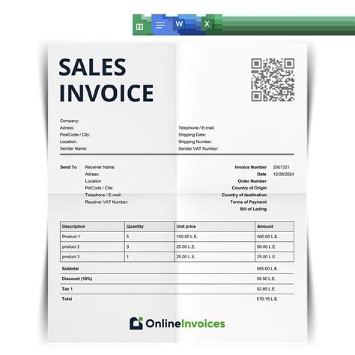 How do you account for sales invoice?