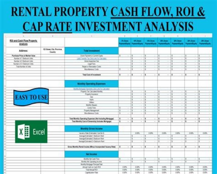 How do you analyze cash flow from rental property?