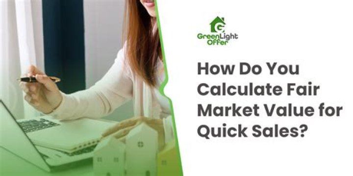 How do you calculate fair market value?