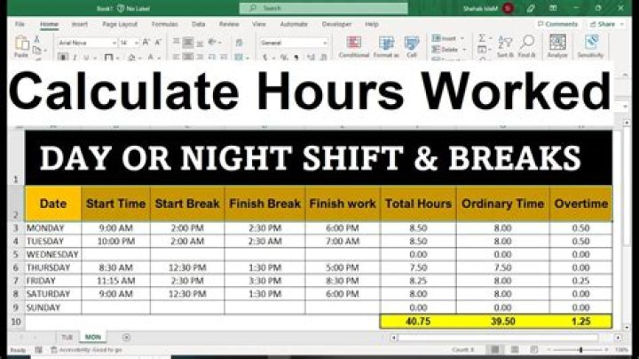 How do you calculate night shift allowance?