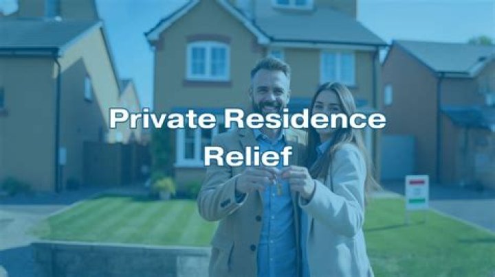 How do you calculate private residence relief 2020?