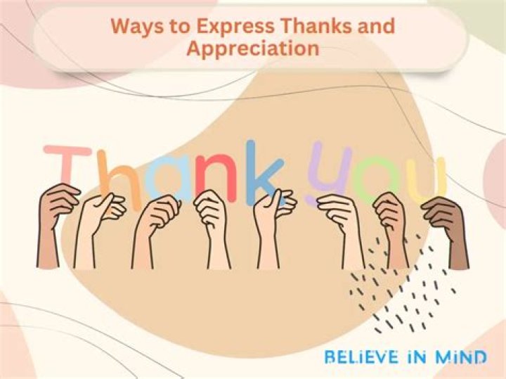 How do you express thanks to an advisor?
