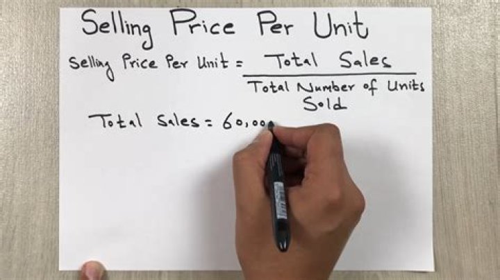 How do you find the total selling price?