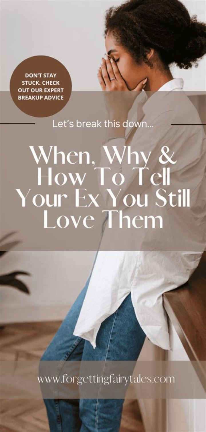 How do you get over a breakup when you still love each other?