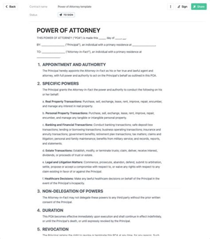 How do you get power of attorney for an incompetent parent?