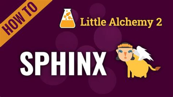 How do you make a sphinx in little alchemy?
