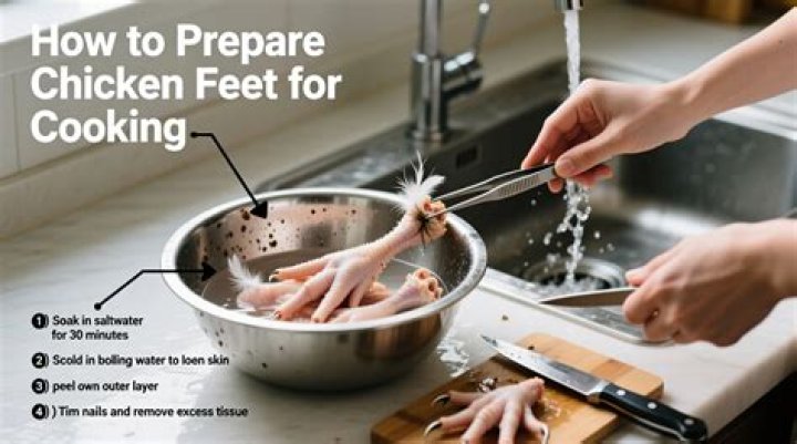 How do you prepare chicken before cooking?