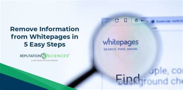 How do you remove information from public records?