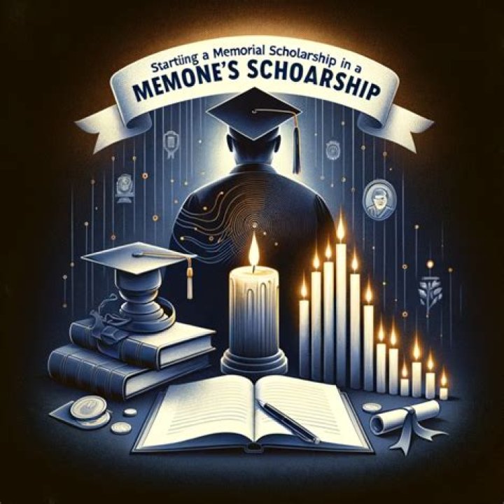 How do you set up a scholarship in memory of someone?