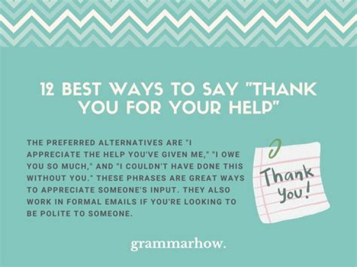 How do you thank someone for helpful advice?