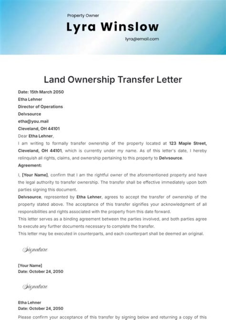 How do you transfer land ownership in Hawaii?