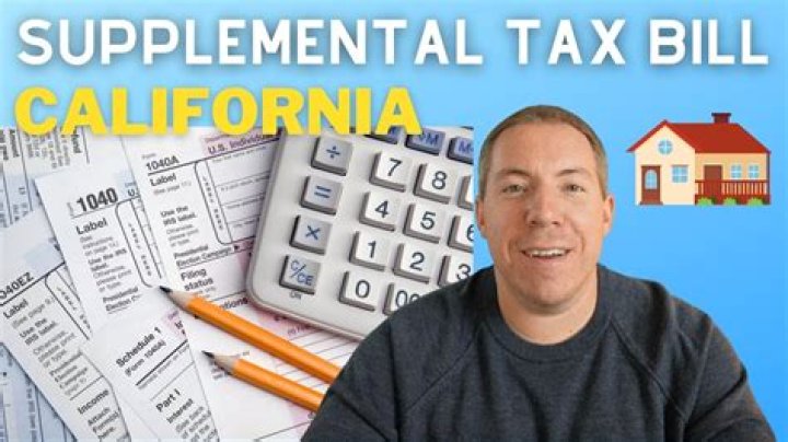 How does a supplemental tax bill work?