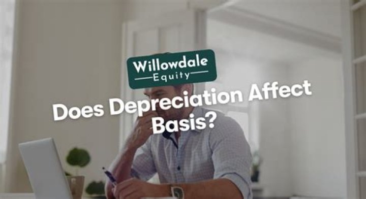 How does depreciation affect the tax basis of an asset?