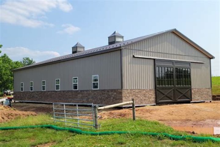 How far does a barn have to be from a house?