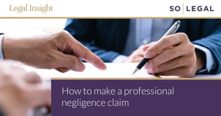 How long does a professional negligence claim take?